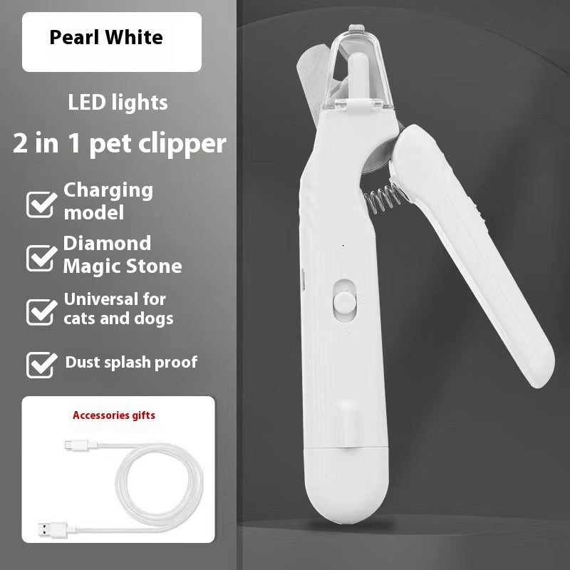 2-in-1 LED Pet Nail Clipper