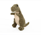 Dino Squeaky Plush Dog Toy
