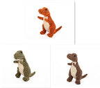 Dino Squeaky Plush Dog Toy