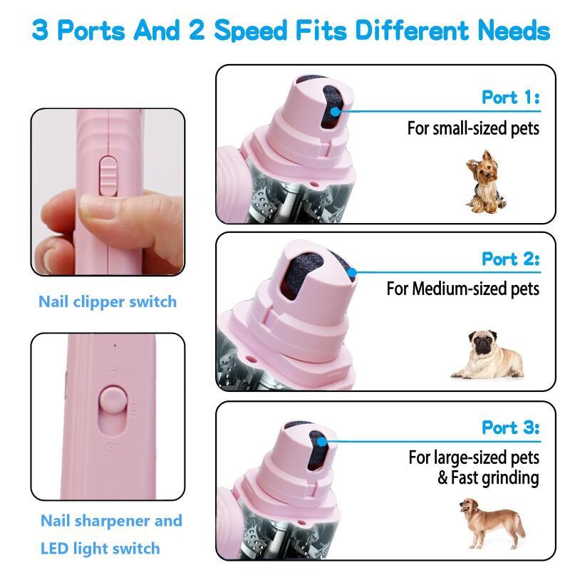 2-in-1 LED Pet Nail Clipper