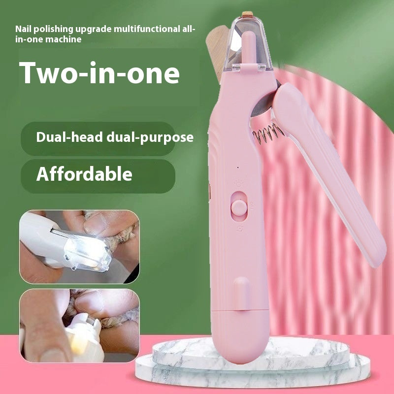 2-in-1 LED Pet Nail Clipper