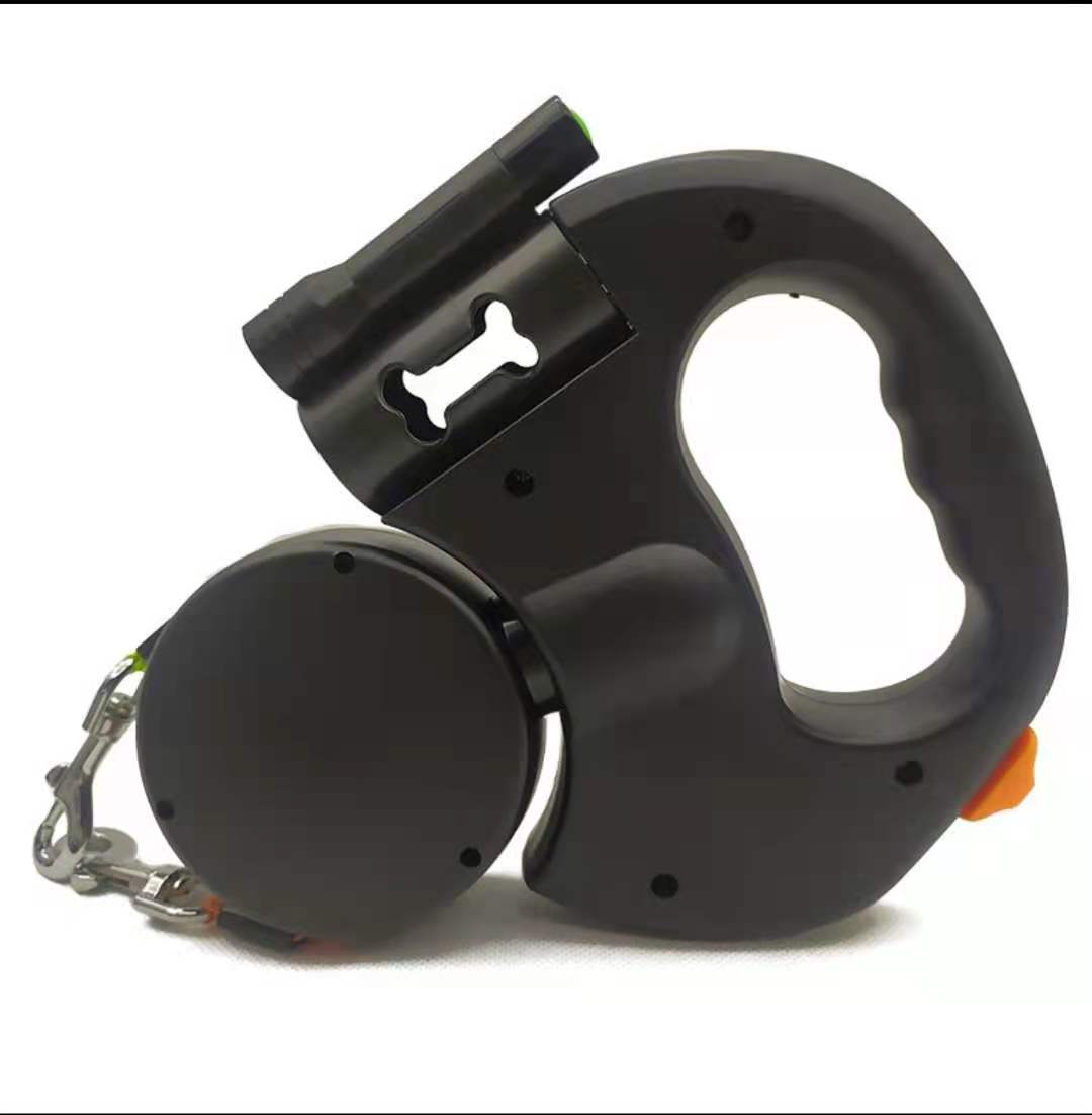 Retractable Dual Dog Leash with Lights