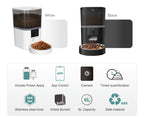 Smart Pet Feeder with HD Video Camera & App Control | Automatic Cat & Dog Feeder