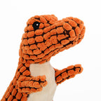 Dino Squeaky Plush Dog Toy