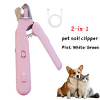 2-in-1 LED Pet Nail Clipper