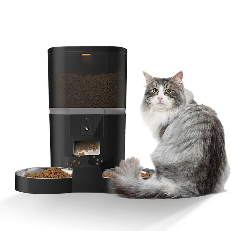 Smart Pet Feeder with HD Video Camera & App Control | Automatic Cat & Dog Feeder